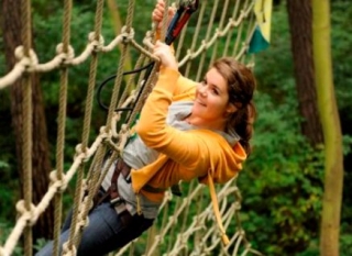  Acrobatic course at heights in the 12 